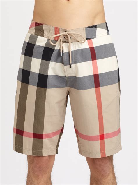 burberry swim trunks for men